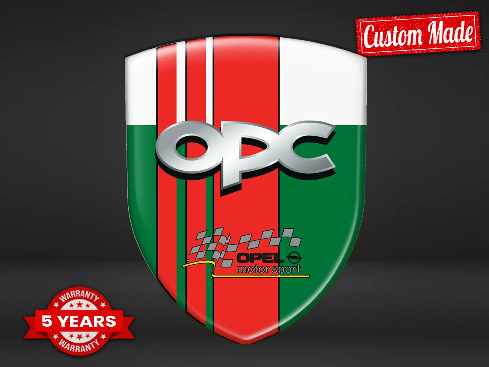 OPC Fensteraufkleber Racing Hochwertig Robust